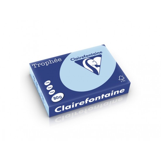 Hârtie color Clairefontaine Pastel A4, 80g/mp, 500 coli/top