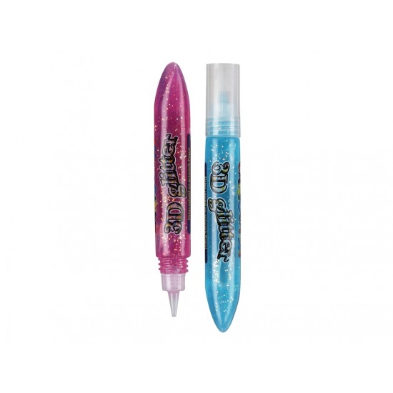 Lipici cu sclipici Fluo 6/set Lipici cu sclipici Fluo 6/set