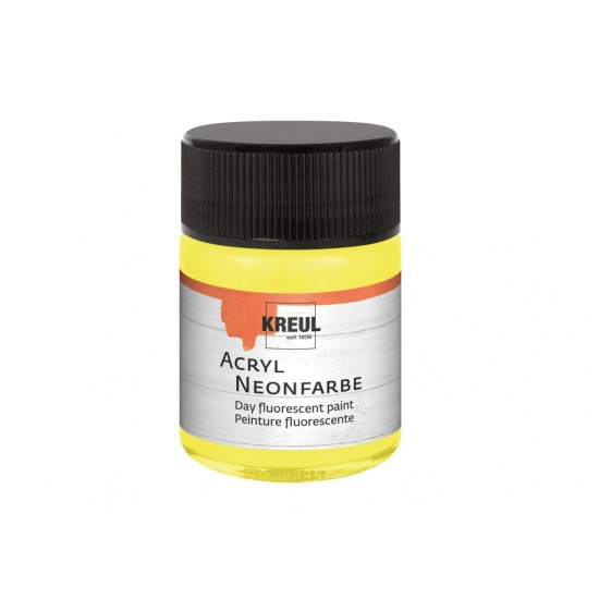 Vopsea fluorescentă Neon, Kreul, 50 ml Vopsea fluorescentă Neon, Kreul, 50 ml
