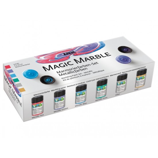 [APERTA] Magic Marble Marbling Chalky Living Kreul, set 6 buc x 20 ml