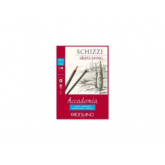 Bloc desen Accademia Schizzi, A5, fără spiră, Fabriano