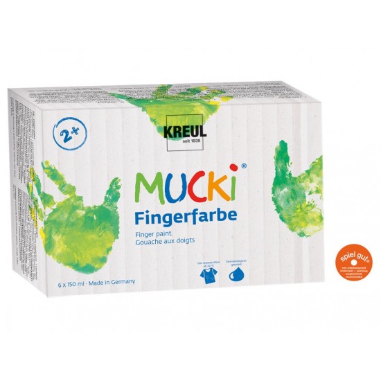 [APERTA] Finger Paint Mucki, set 6 x 150 ml