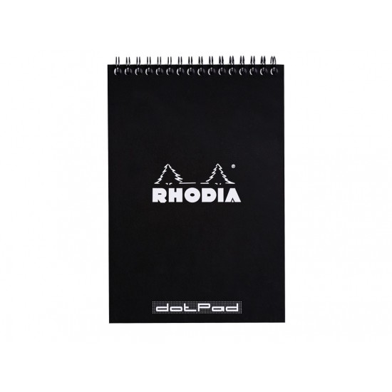Blocnotes A5 Spiral Pad Rhodia Classic Black
