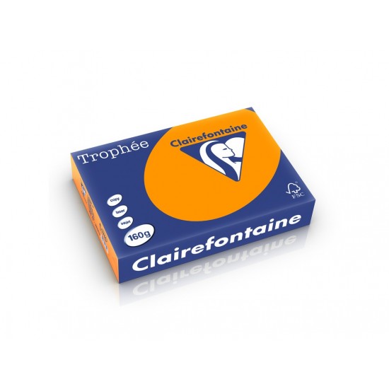 Carton color A4, Clairefontaine Intens 160 g/mp-250 coli/top