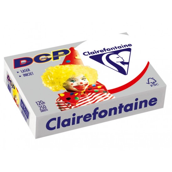Hârtie A4, 120 g/mp, Clairefontaine  250 coli/top