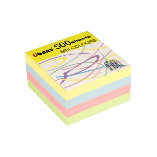 Rezervă cub din hârtie color 500 file