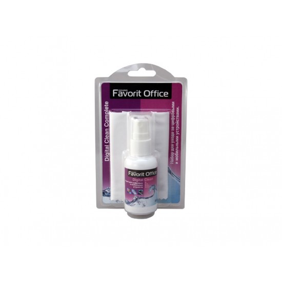 Set spray 50 ml + lavetă microfibră subțire echipamente digitale, Favorit Set spray 50 ml + lavetă microfibră subțire echipamente digitale, Favorit