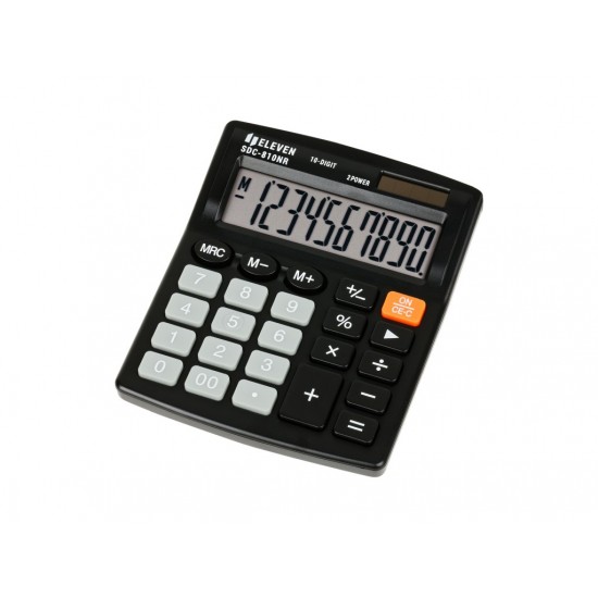 Calculator de birou 10 digiți, 124 x 102 x 25 mm, Eleven SDC-810NR Calculator de birou 10 digiți, 124 x 102 x 25 mm, Eleven SDC-810NR