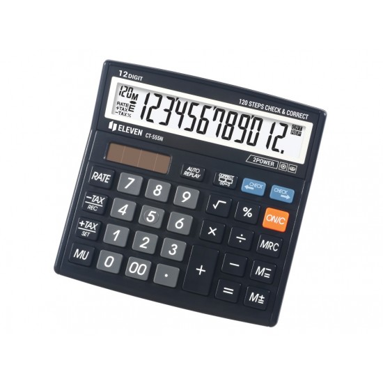 Calculator de birou 12 digiți, 130 x 129 x 34 mm, Eleven CT555N