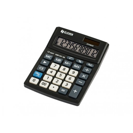 Calculator de birou 12 digiți, 137 x 102 x 31 mm, Eleven CMB1201-BK