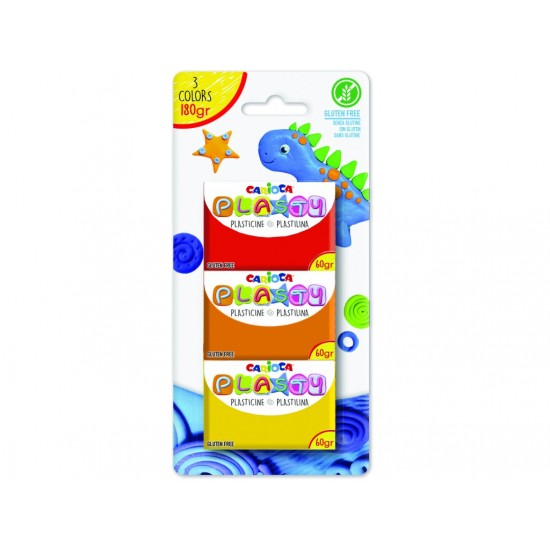 Plastilină Carioca Plasty 3/set Plastilină Carioca Plasty 3/set