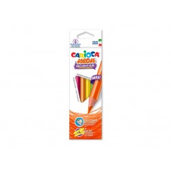 Creioane color triunghiulare Neon 6/set Creioane color triunghiulare Neon 6/set