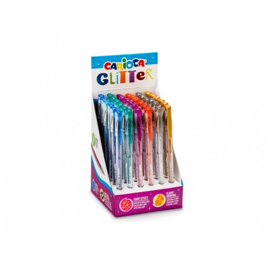 [APERTA] Pix cu gel Carioca Glitter 36 buc/display