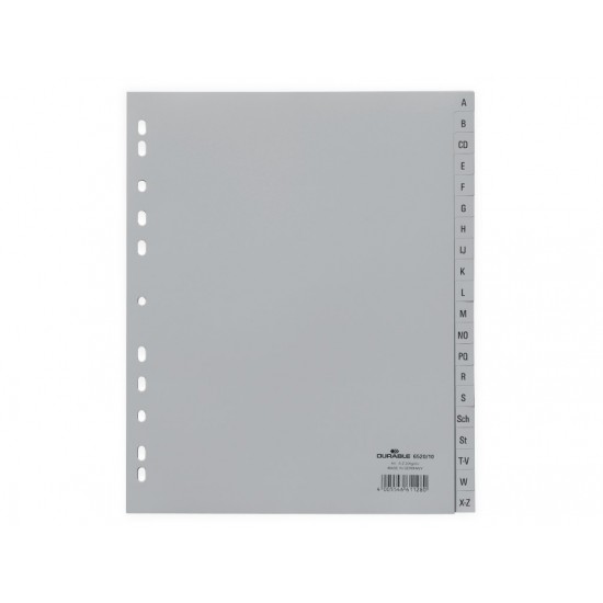 Index plastic A4 A-Z Durable Index plastic A4 A-Z Durable