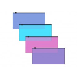 Buzunar din plastic cu fermoar Travel Fizzy Vivid, Erich Krause Buzunar din plastic cu fermoar Travel Fizzy Vivid, Erich Krause