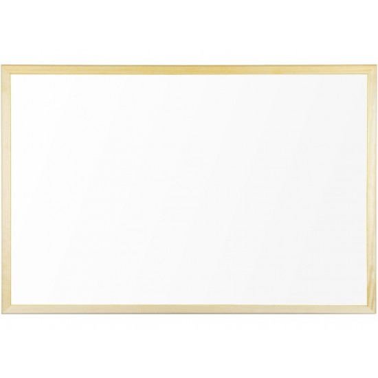 Whiteboard magnetic cu ramă din lemn 80 x 60 cm Bi-silque