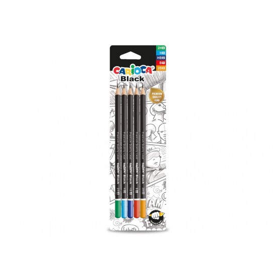 Set creioane grafit CARIOCA Black