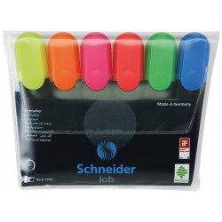 Set Textmarker Schneider Job 6 culori Set Textmarker Schneider Job 6 culori