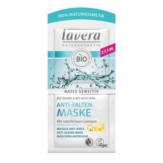 Masca antirid pentru toate tipurile de ten, coenzima Q10, Basis Sensitiv - LAVERA Masca antirid pentru toate tipurile de ten, coenzima Q10, Basis Sensitiv - LAVERA