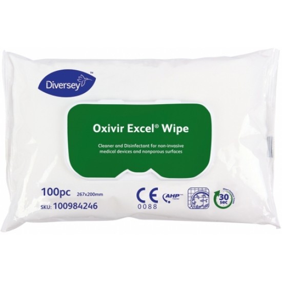 Servetele dezinfectante, 100 buc/set, Oxivir Excel Wipe Diversey
