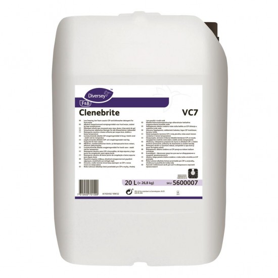 Detergent lichid puternic alcalin CLENEBRITE, Diversey, 27 kg