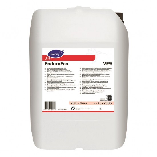 Detergent detartrant acid EnduroEco, Diversey, 20L Detergent detartrant acid EnduroEco, Diversey, 20L