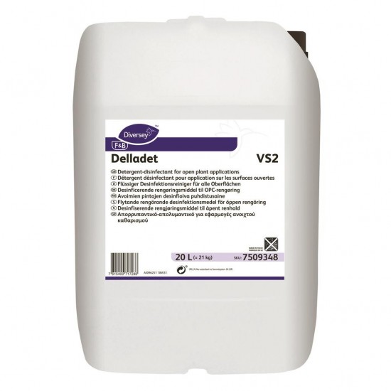 Detergent dezinfectant DELLADET, Diversey, 21 kg