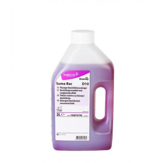 Detergent dezinfectant bucatarie SUMA Bac D10, Diversey, 2L Detergent dezinfectant bucatarie SUMA Bac D10, Diversey, 2L