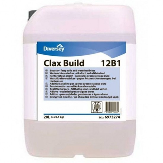 Aditiv alcalin pentru textile Clax Build, Diversey, 20L Aditiv alcalin pentru textile Clax Build, Diversey, 20L