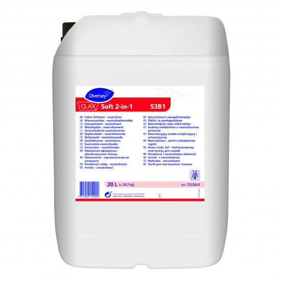 Blasam rufe Clax Soft 2in1, Diversey, 20L Blasam rufe Clax Soft 2in1, Diversey, 20L