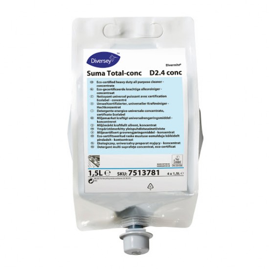 Detergent universal bucatarie SUMA Total Conc D2, Diversey, 1.5L Detergent universal bucatarie SUMA Total Conc D2, Diversey, 1.5L