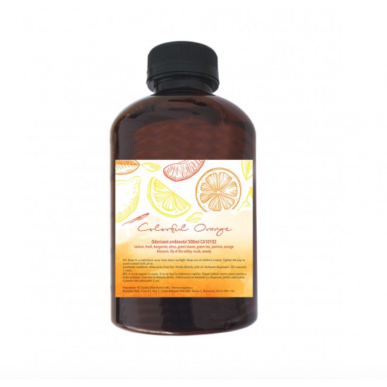Odorizant ambiental Colorful Orange, 500 ml Odorizant ambiental Colorful Orange, 500 ml
