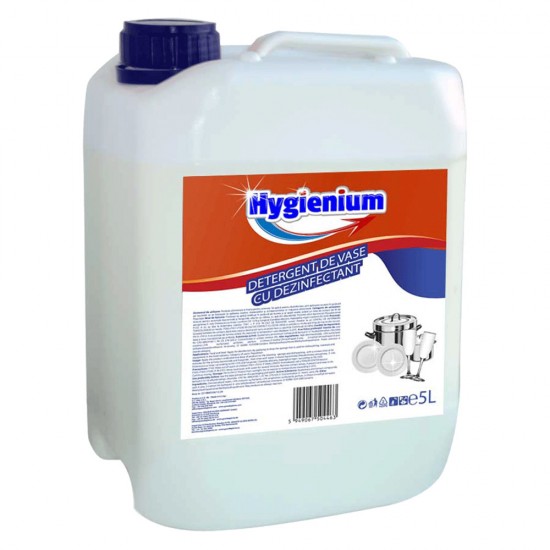 Detergent De Vase Cu Dezinfectant Hygienium 5L