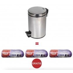 Pachet Cos Gunoi 30 L si Gratuit 3 role saci gunoi 35L Pachet Cos Gunoi 30 L si Gratuit 3 role saci gunoi 35L