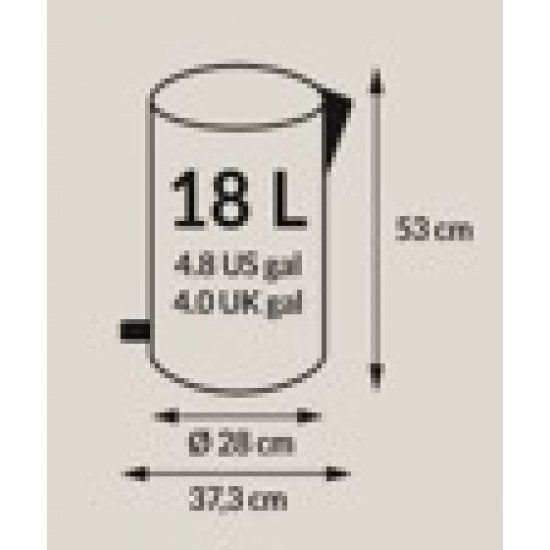 Cos Gunoi Solid L, 18L Cos Gunoi Solid L, 18L