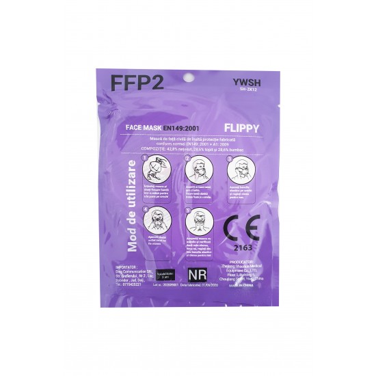 Masca protectie tip FFP2/N95, 5 straturi, ambalare individuala Masca protectie tip FFP2/N95, 5 straturi, ambalare individuala