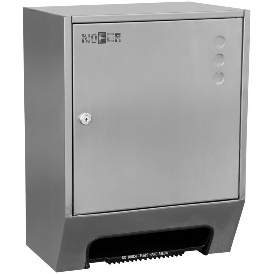 Dispenser prosoape hartie cu senzor, otel inoxidabil satinat, Nofer Dispenser prosoape hartie cu senzor, otel inoxidabil satinat, Nofer