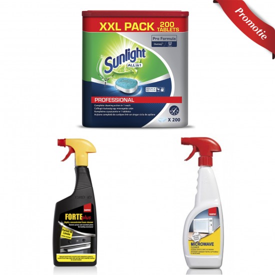 Pachet detergent vase Diversey si detergenti bucatarie Sano Pachet detergent vase Diversey si detergenti bucatarie Sano