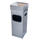 RESIGILAT 1 - Cos patrat din inox, cu scrumiera, 42 L RESIGILAT 1 - Cos patrat din inox, cu scrumiera, 42 L