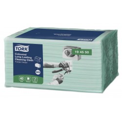 Lavetă pentru curățare Coloured Long-Lasting verde, Tork Lavetă pentru curățare Coloured Long-Lasting verde, Tork