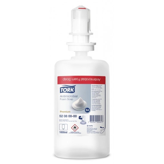 Săpun spumă antimicrobian (produs biocid),  1L, Tork 