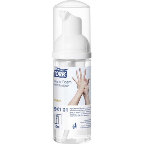 Dezinfectant spuma pe baza de alcool pentru maini, 47 ml, Tork Dezinfectant spuma pe baza de alcool pentru maini, 47 ml, Tork