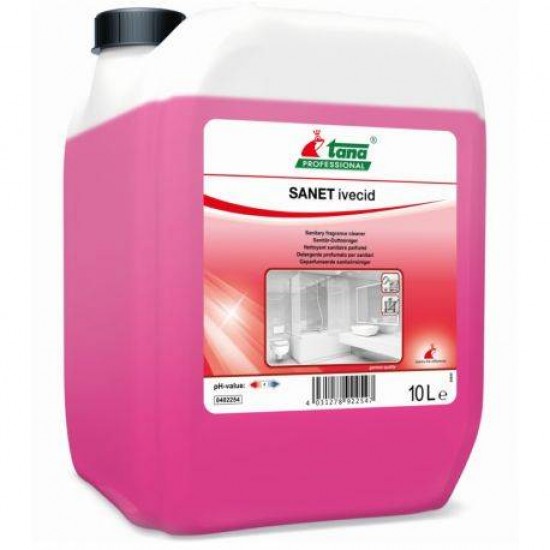 Detergent concentrat spatii sanitare, 10 L - Tana SANET Ivecid