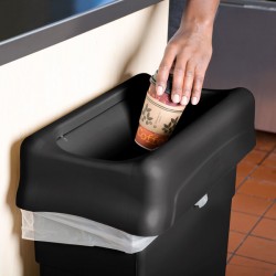 Capac batant pentru containere Slim Jim 60 L/87 L, negru Capac batant pentru containere Slim Jim 60 L/87 L, negru