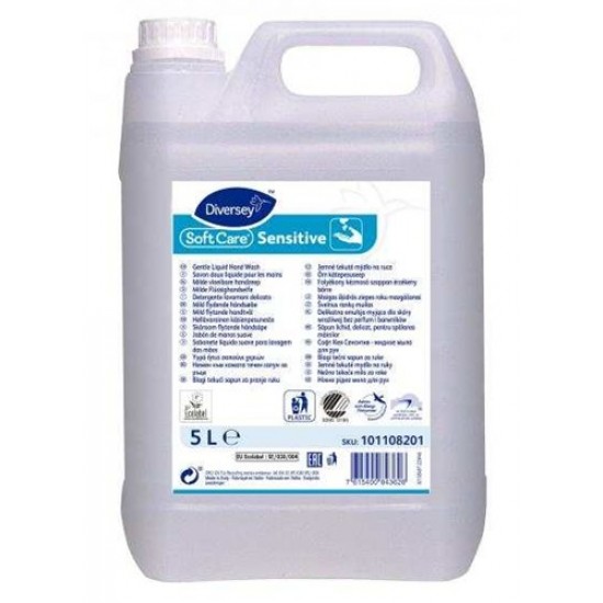 Sapun lichid Soft Care Sensitive, Diversey, 5 L