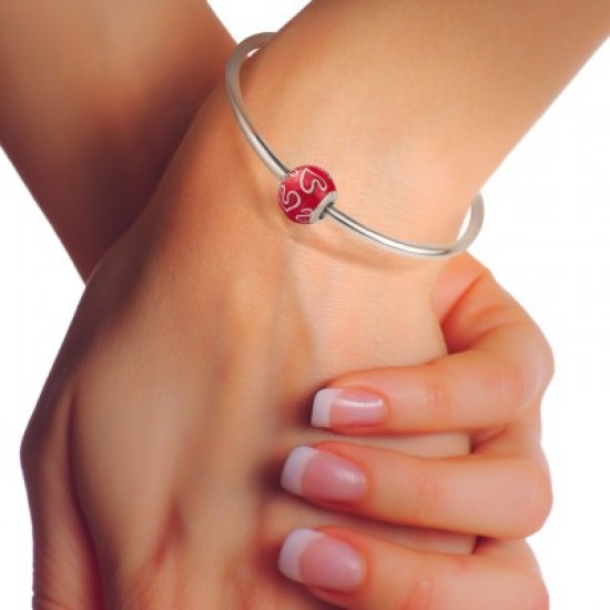 Talisman din argint Romantic Selene 1.5 cm x 2.5 cm Talisman din argint Romantic Selene 1.5 cm x 2.5 cm