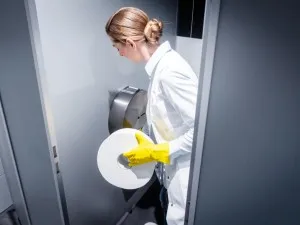 Ce tip de hârtie igienică de la Sanito este potrivită pentru companii cu trafic intens de persoane?