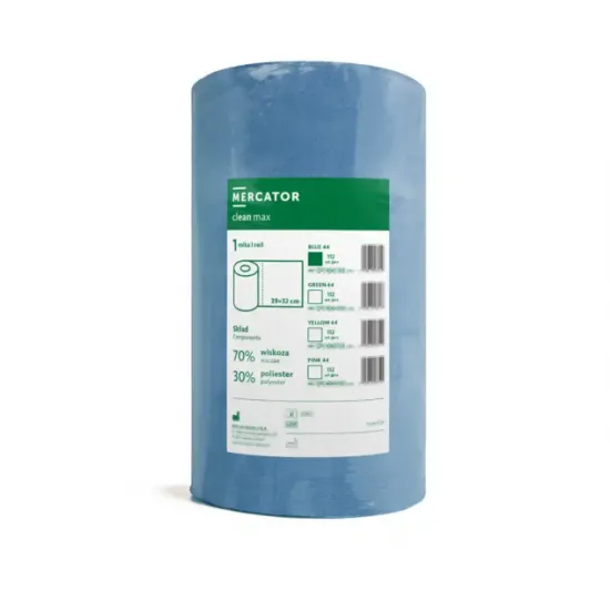  Laveta profesionala de curatare, Clean Max 44 m/ rola, Albastru