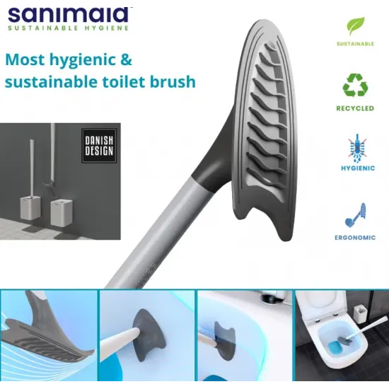 Perie Wc cu Suport STOKHOLM Alb Sanimaid Perie Wc cu Suport STOKHOLM Alb Sanimaid