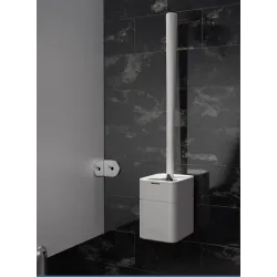 Perie Wc cu Suport STOKHOLM Alb Sanimaid 